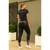 BARE Performance Riding Tights - Black Navy & Rose Gold