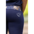 BARE Performance Riding Tights - Navy & Rose Gold