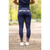 BARE Performance Riding Tights - Navy & Rose Gold