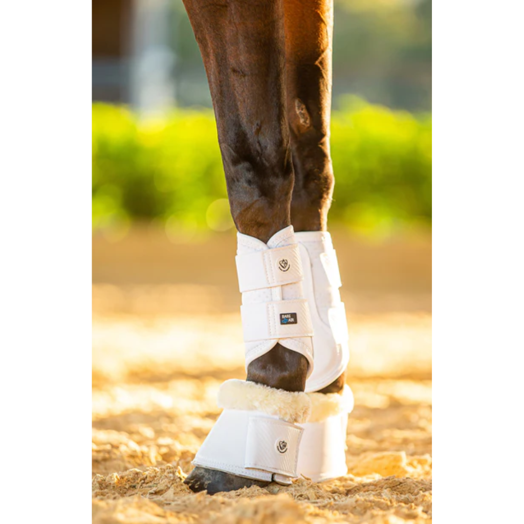 BARE Horse Wear - AIRFLOW Carbon Brushing Boots - White