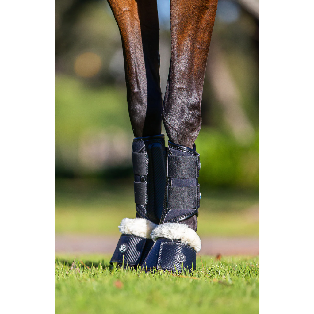 BARE Horse Wear - AIRFLOW Carbon Brushing Boots - Black