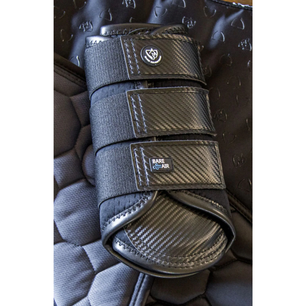 BARE Horse Wear - AIRFLOW Carbon Brushing Boots - Black