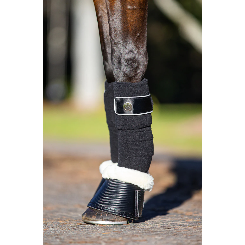 BARE Horse Wear - Carbon Tech Bell Boots - Black