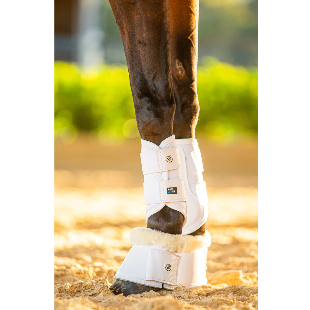 BARE Horse Wear - Carbon Tech Bell Boots - White