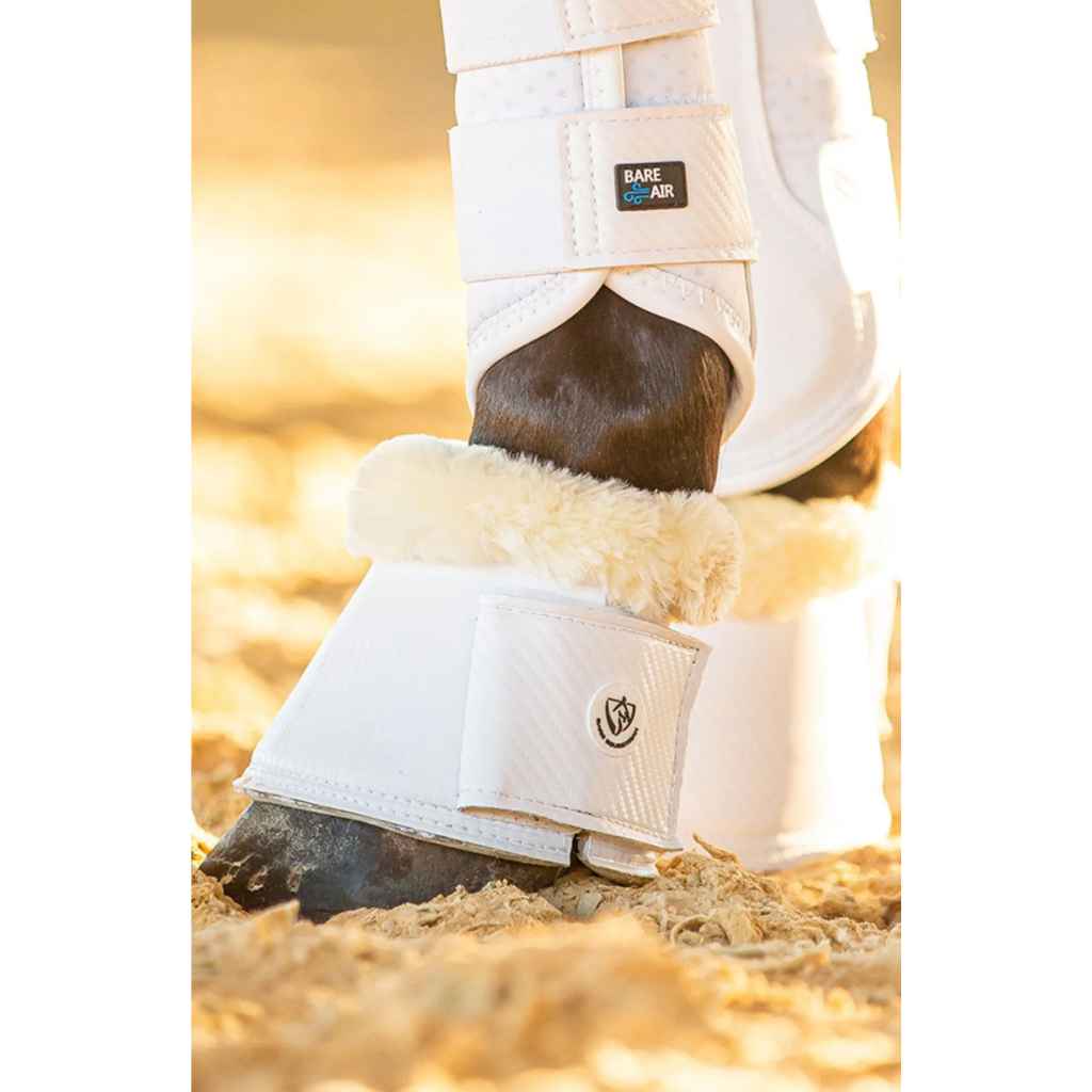 BARE Horse Wear - Carbon Tech Bell Boots - White