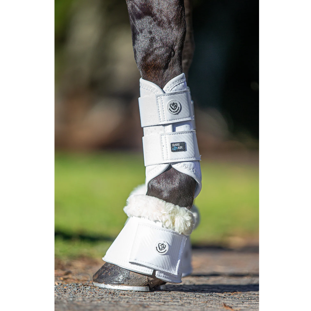BARE Horse Wear - Carbon Tech Bell Boots - White