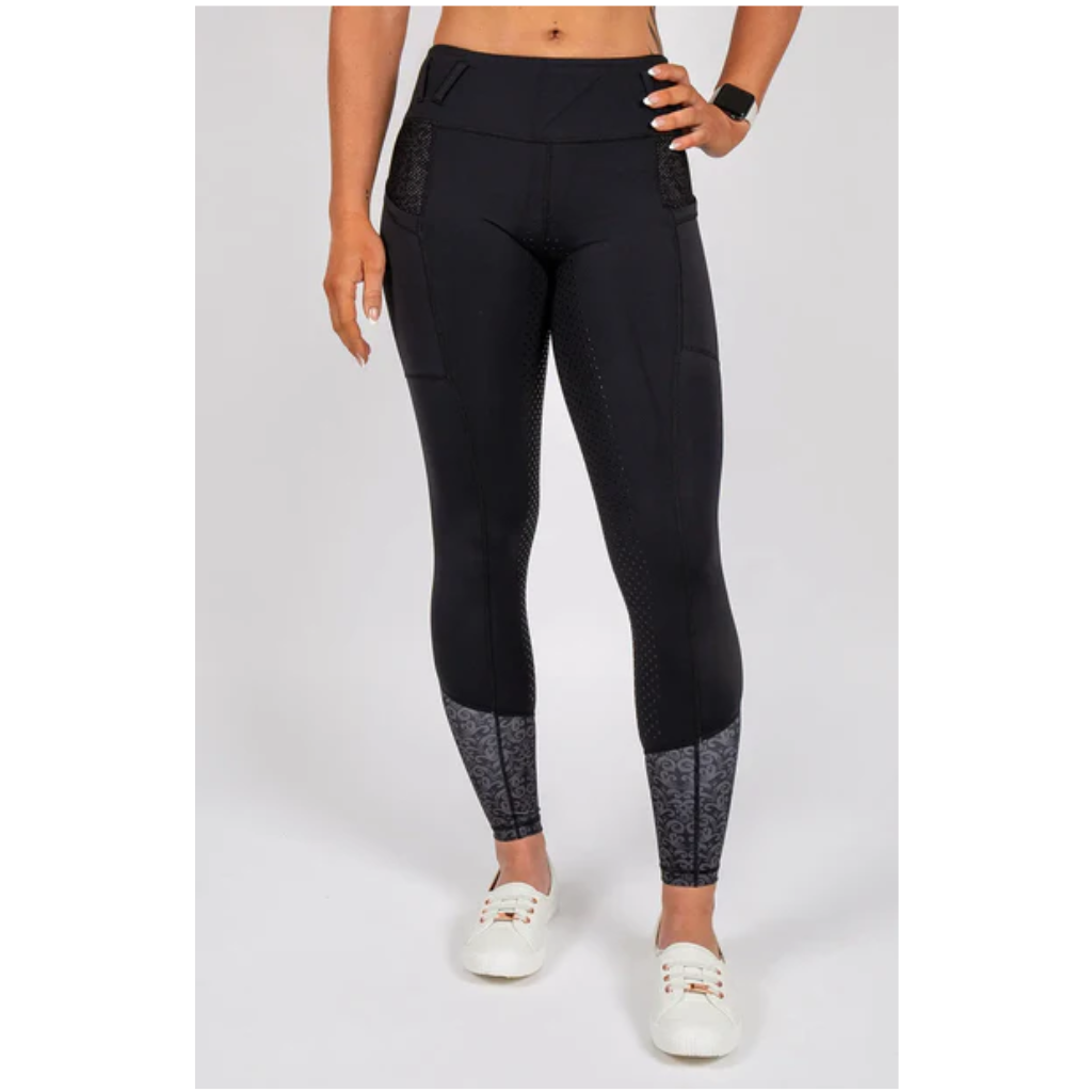 Bare Equestrian Youth Performance Riding Tights - Empress