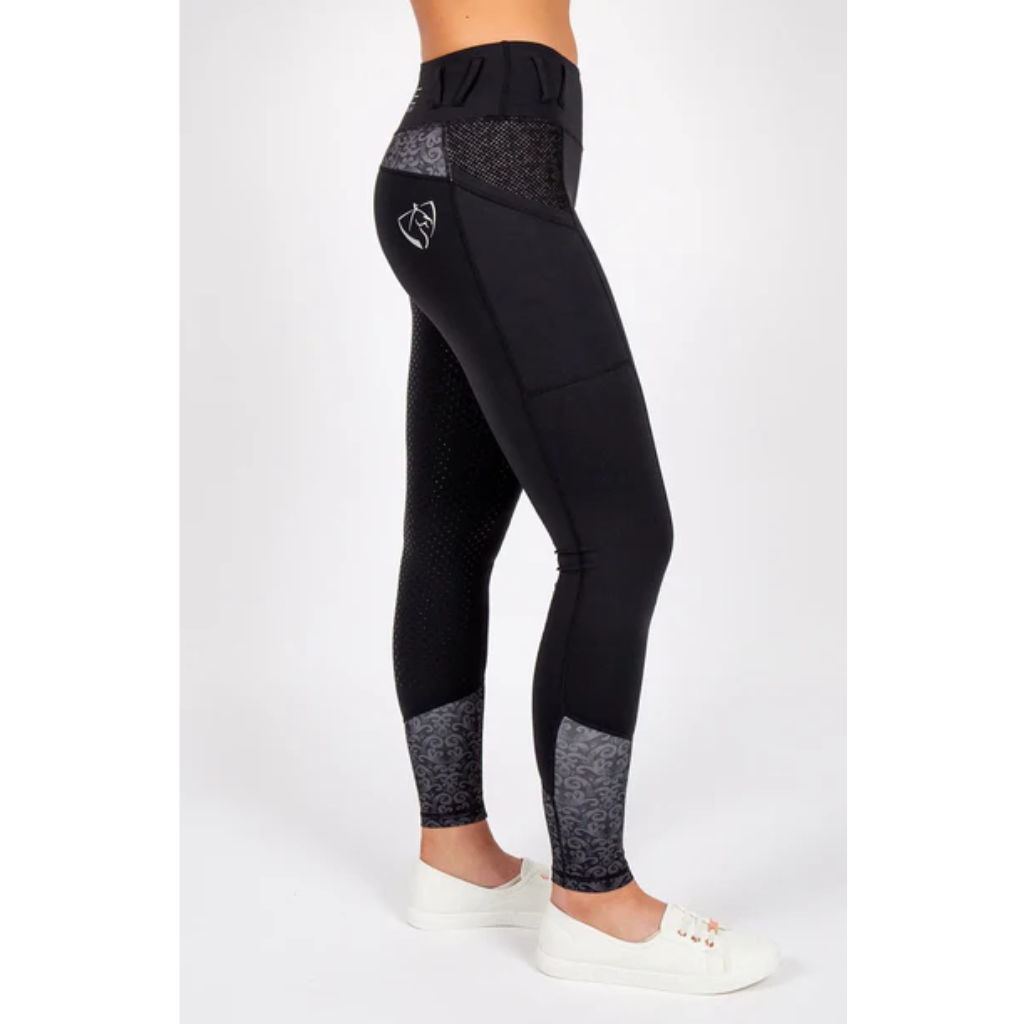Bare Equestrian Youth Performance Riding Tights - Empress