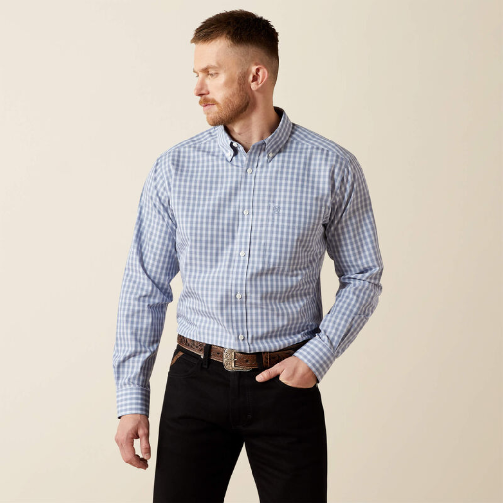 Ariat Men's Wrinkle Free Brett Fitted Shirt