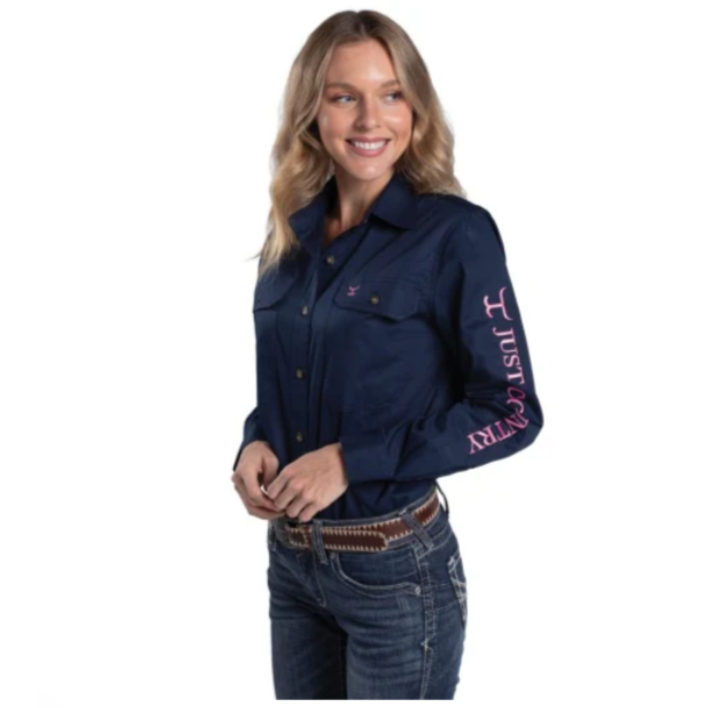 Women's - Brooke Embroidered - Full Button