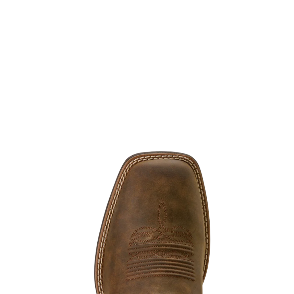 Ariat Men's Brush Creek Embroidered Aged Tan Western Boot