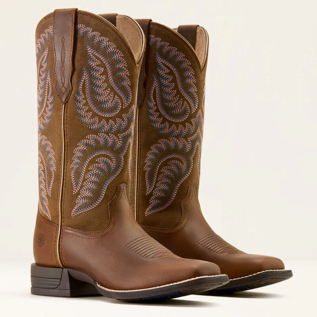 Ariat Women' Cattle Caite WST Distressed Brown/Adobe Clay