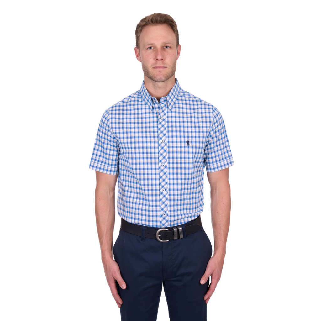 Men’s Thomas Cook Chris Check Tailored Short Sleeve Shirt