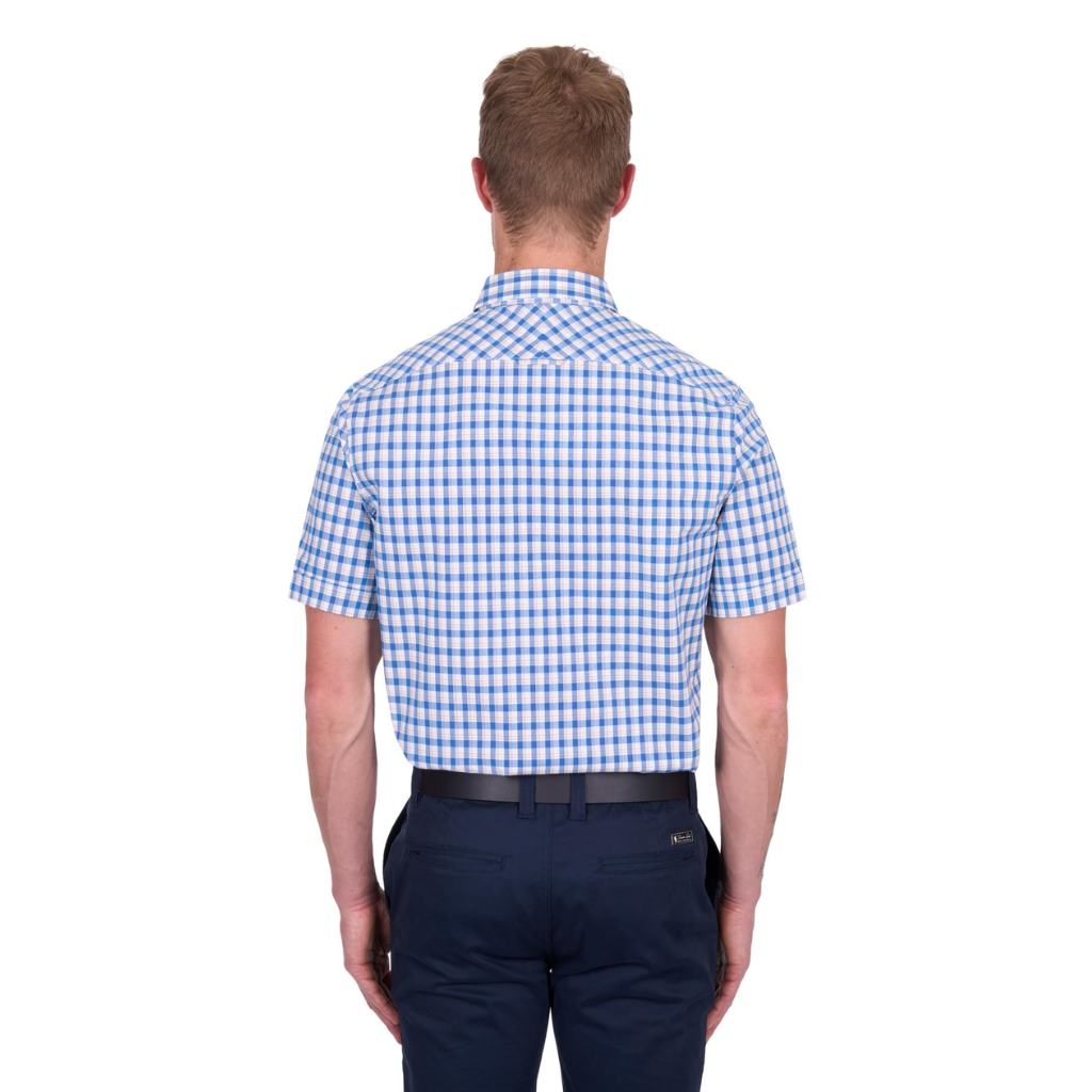 Men’s Thomas Cook Chris Check Tailored Short Sleeve Shirt