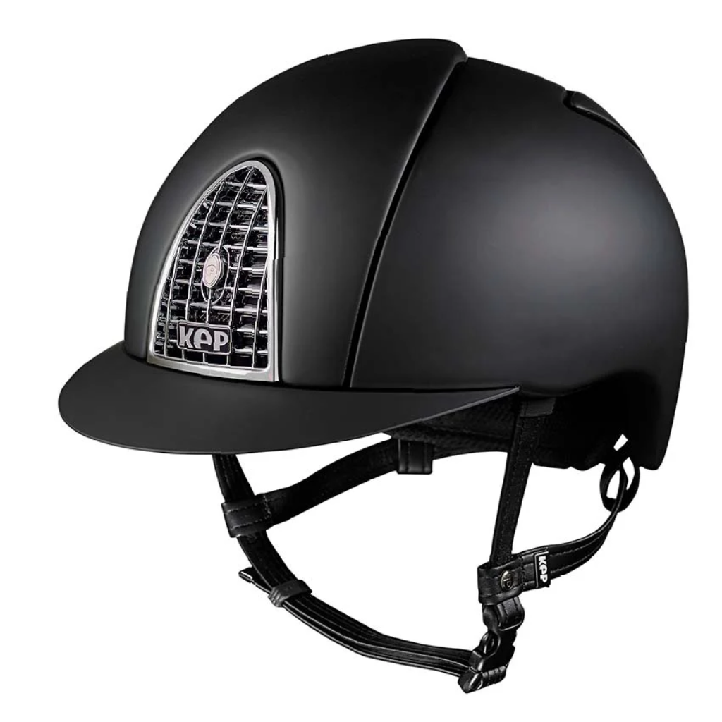 HELMET KEP TEXTILE CHROME BLK