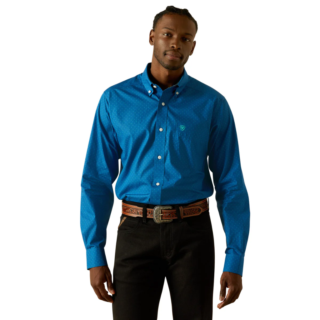 Men's Ariat Wrinkle Free Colin Fitted Shirt