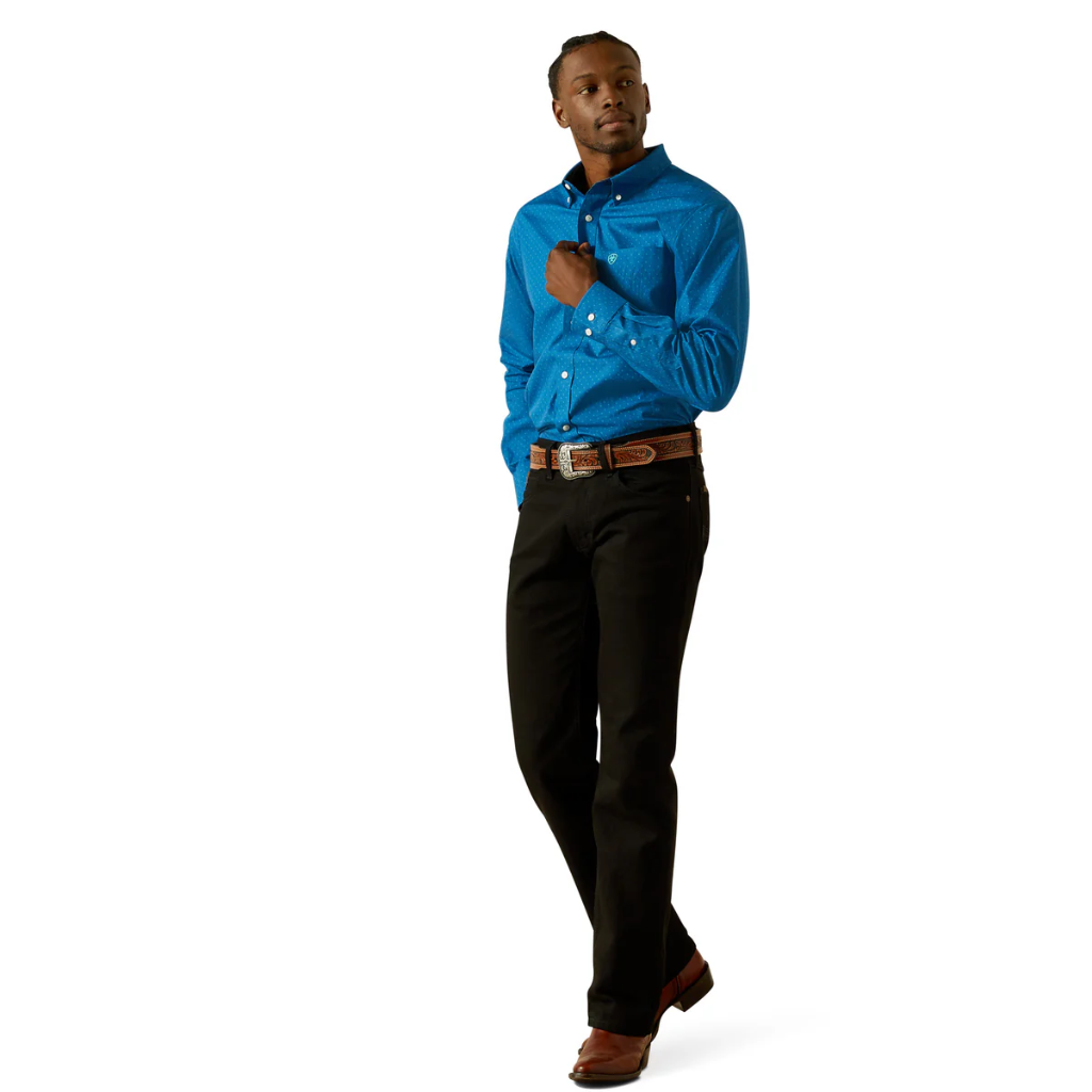 Men's Ariat Wrinkle Free Colin Fitted Shirt