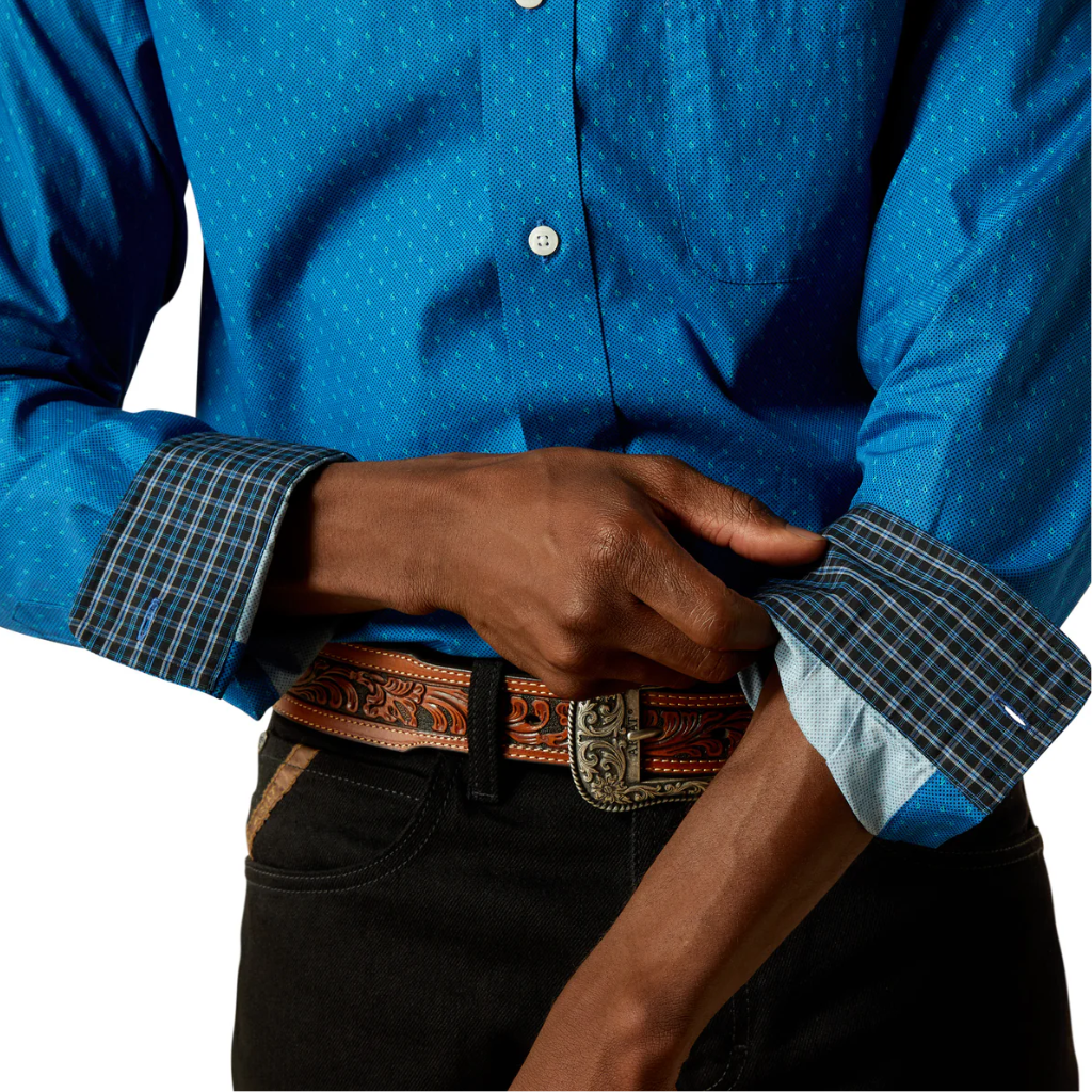 Men's Ariat Wrinkle Free Colin Fitted Shirt