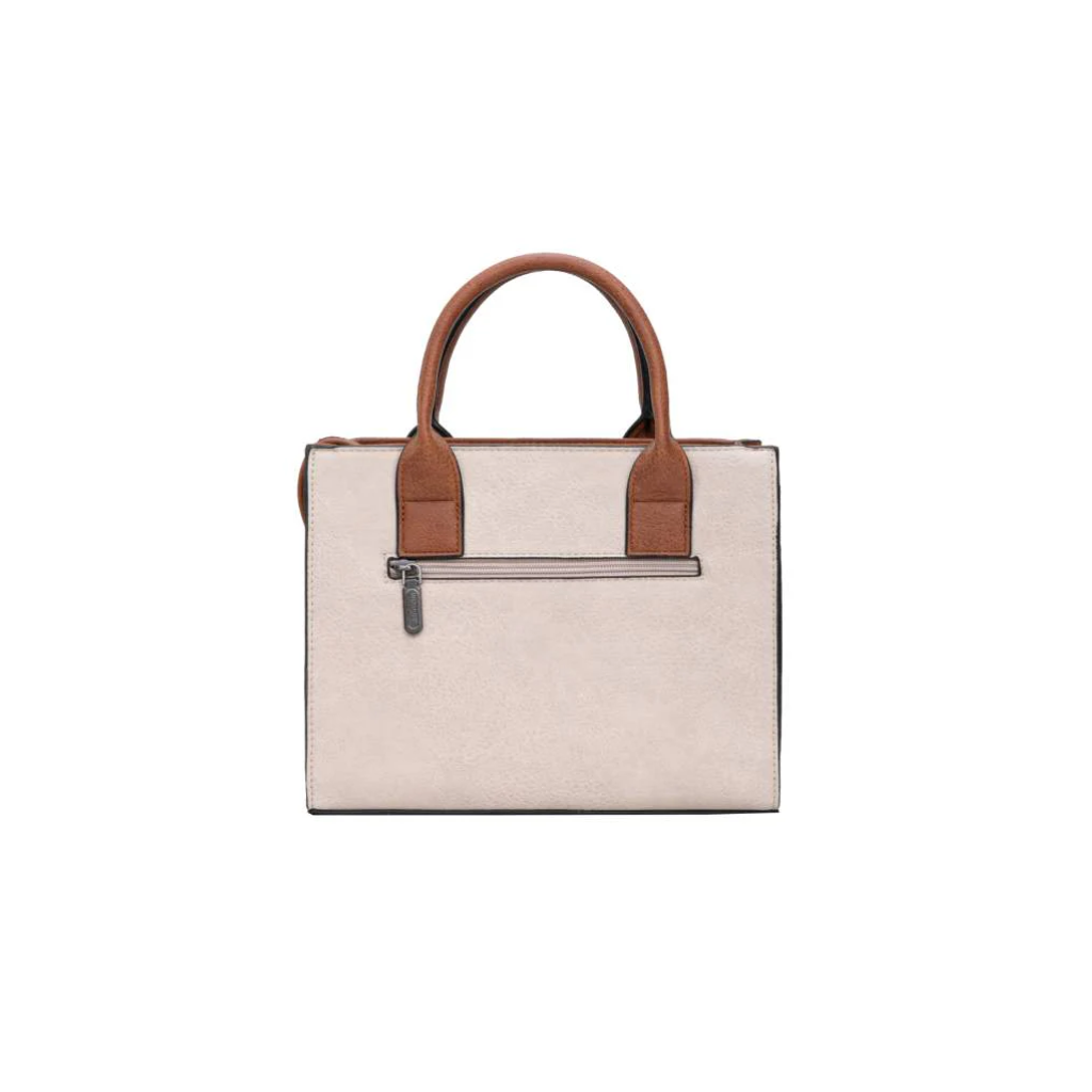 Wrangler Women's Cow Print Handbag - Tan