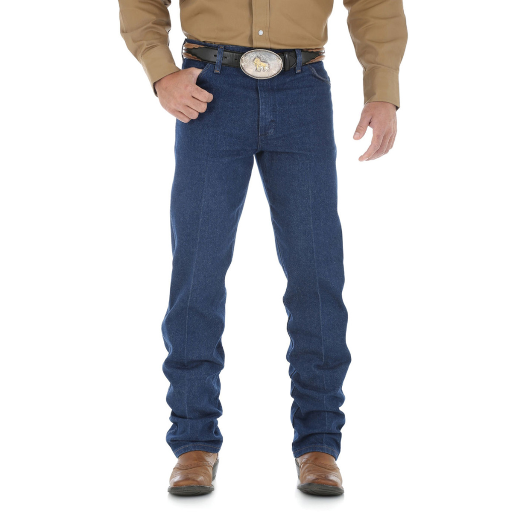 Wrangler Men's Cowboy Cut Original Fit Jean - Prewashed Indigo - 36 INCH LEG