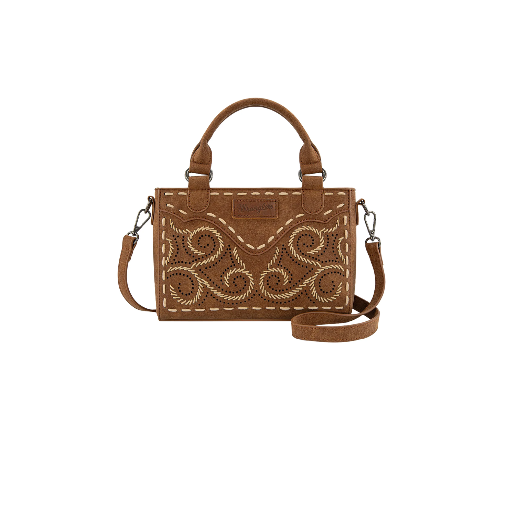Wrangler Swirl Crossbody Bag Tan