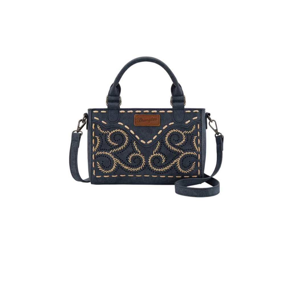 Wrangler Swirl Crossbody Bag Navy