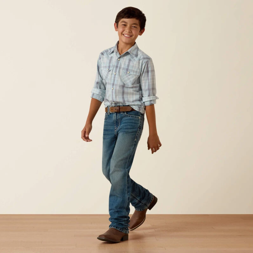 Ariat Boy's Dakota B5 Slim Carlington Straight Leg Jeans