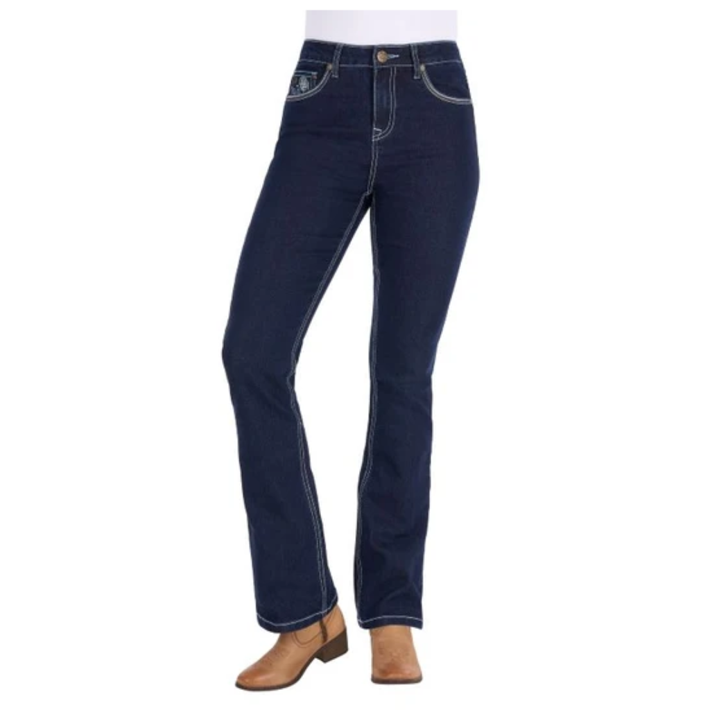 Pure Western Women's Daph High Rise Bootcut Jean 34L
