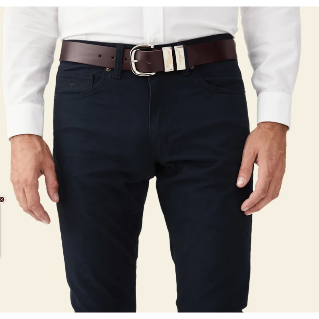 RM Williams Drover Belt Chestnut