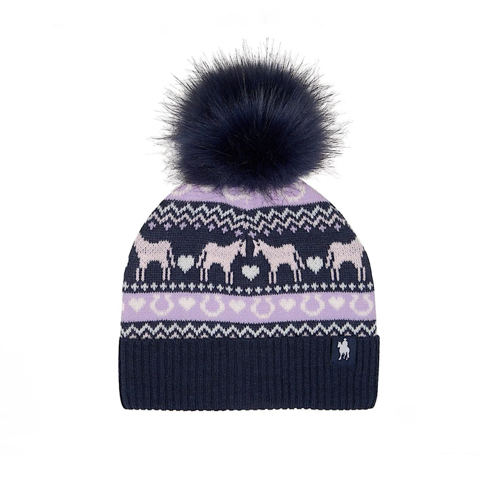 Thomas Cook Kid's Emilia Beanie - Navy / Lilac