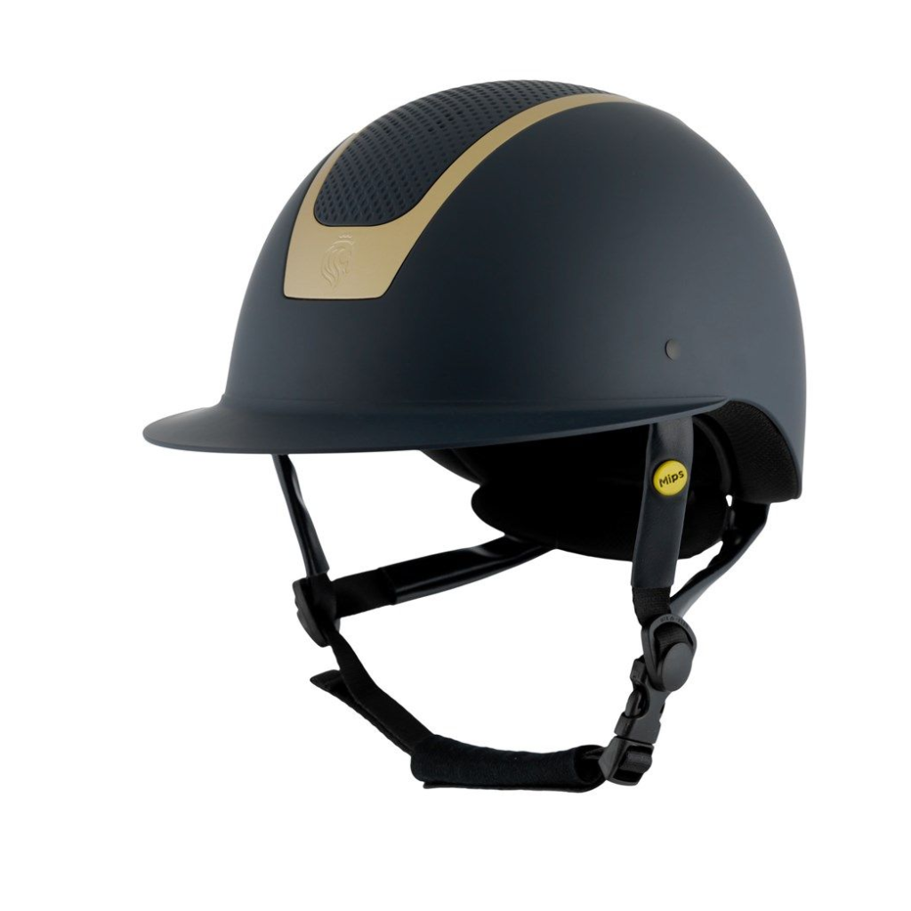 Helmet Equianvia Crown MIPS Navy/Gold