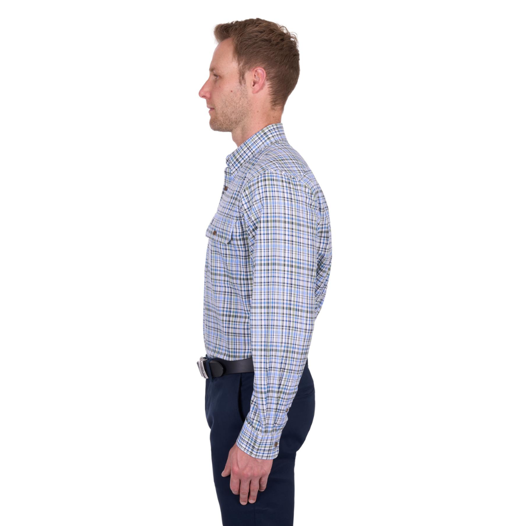 Men’s Thomas Cook Eric Check 2 Pocket Long Sleeve Shirt