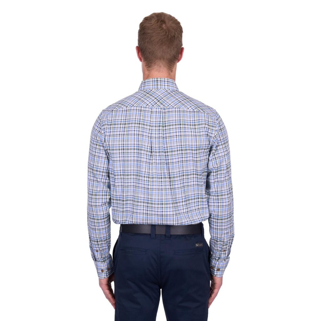 Men’s Thomas Cook Eric Check 2 Pocket Long Sleeve Shirt