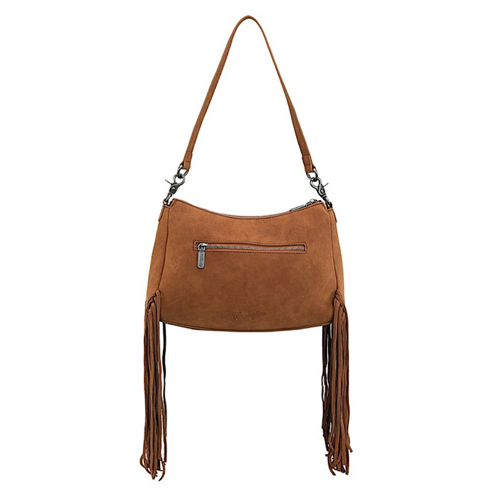 Wrangler Feature Buckle Shoulder Bag - Tan