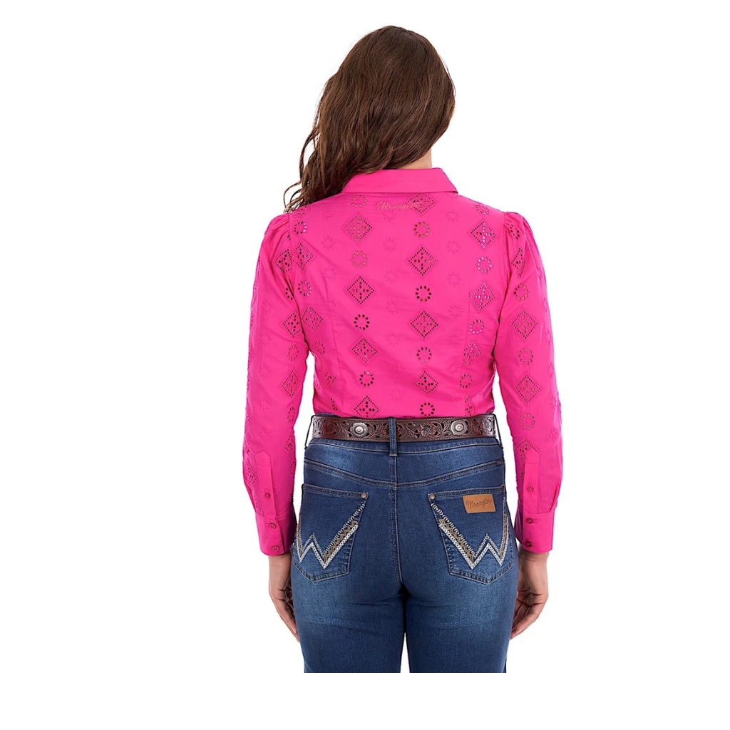 Wrangler Women's Fleur Shirt - Pink