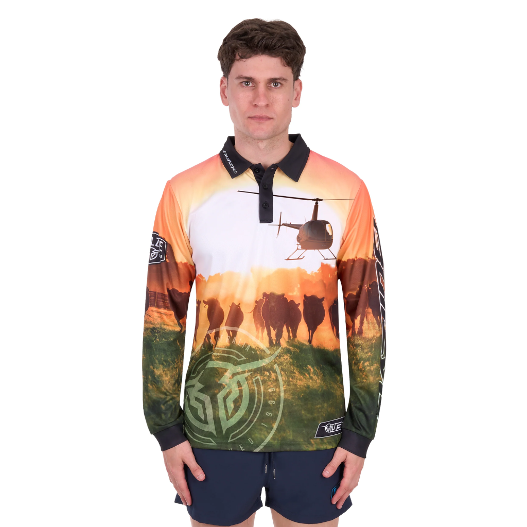 Bullzye Mens Orion LS Tee