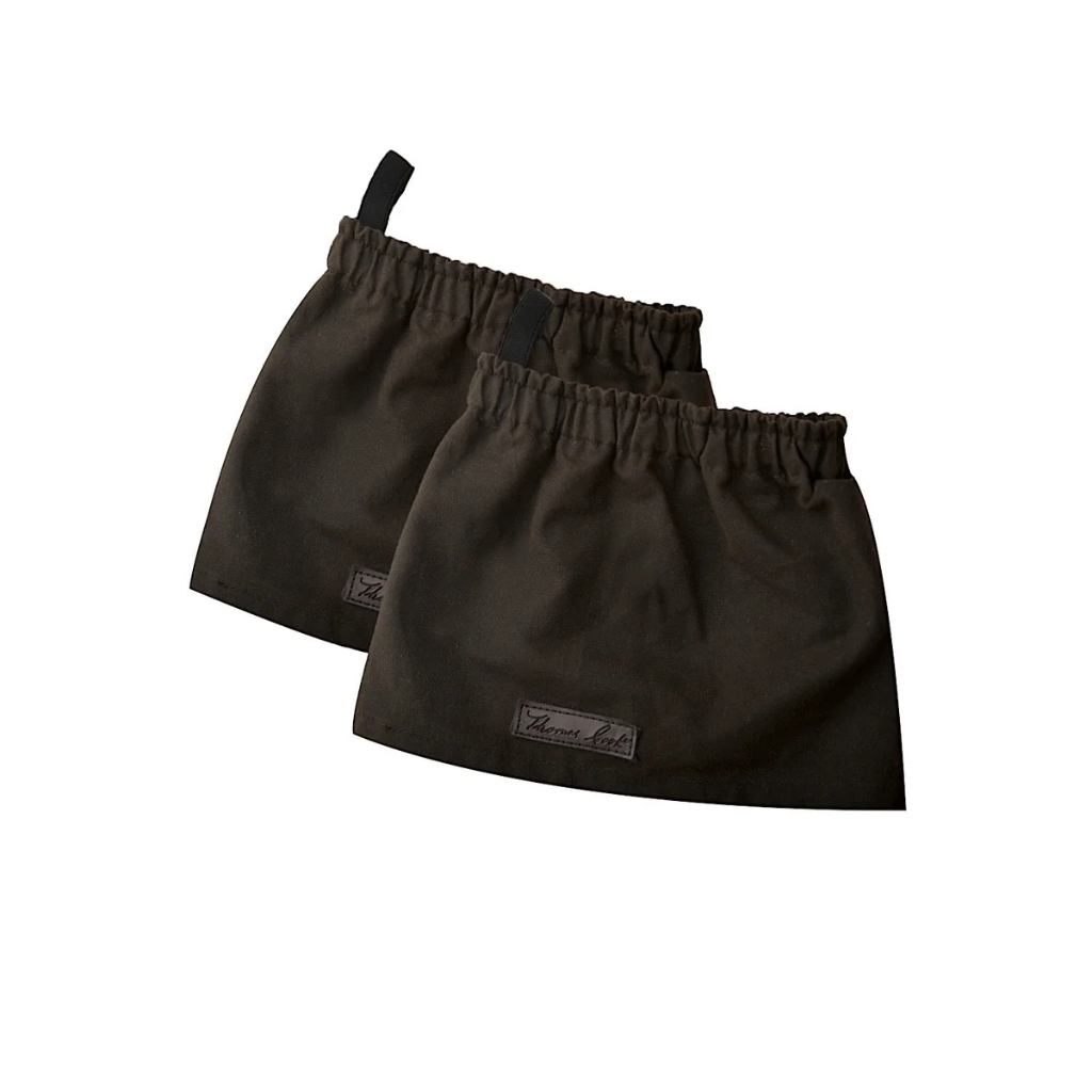 Thomas Cook High Country Bushman Short Oilskin Gaiters Rustic Mulch