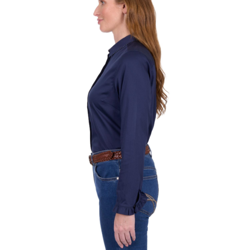 Women's Gill Long Sleeve Shirt Navy
