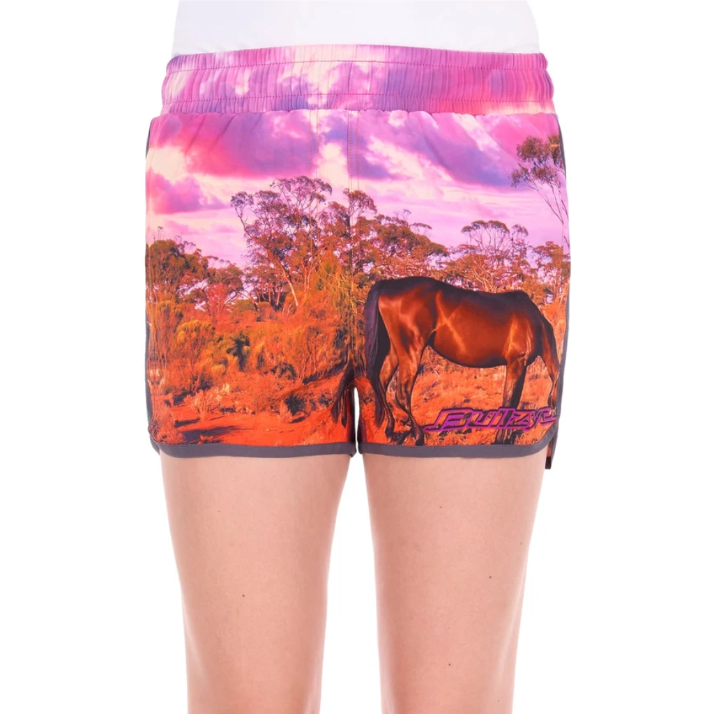 Bullzye Womens Grazing Horse Short