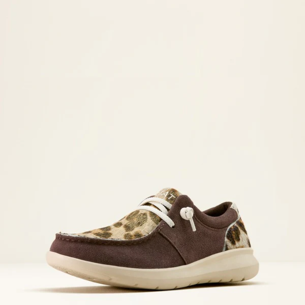 Ariat Women's Leopard Hilo - Chocolate Smoke