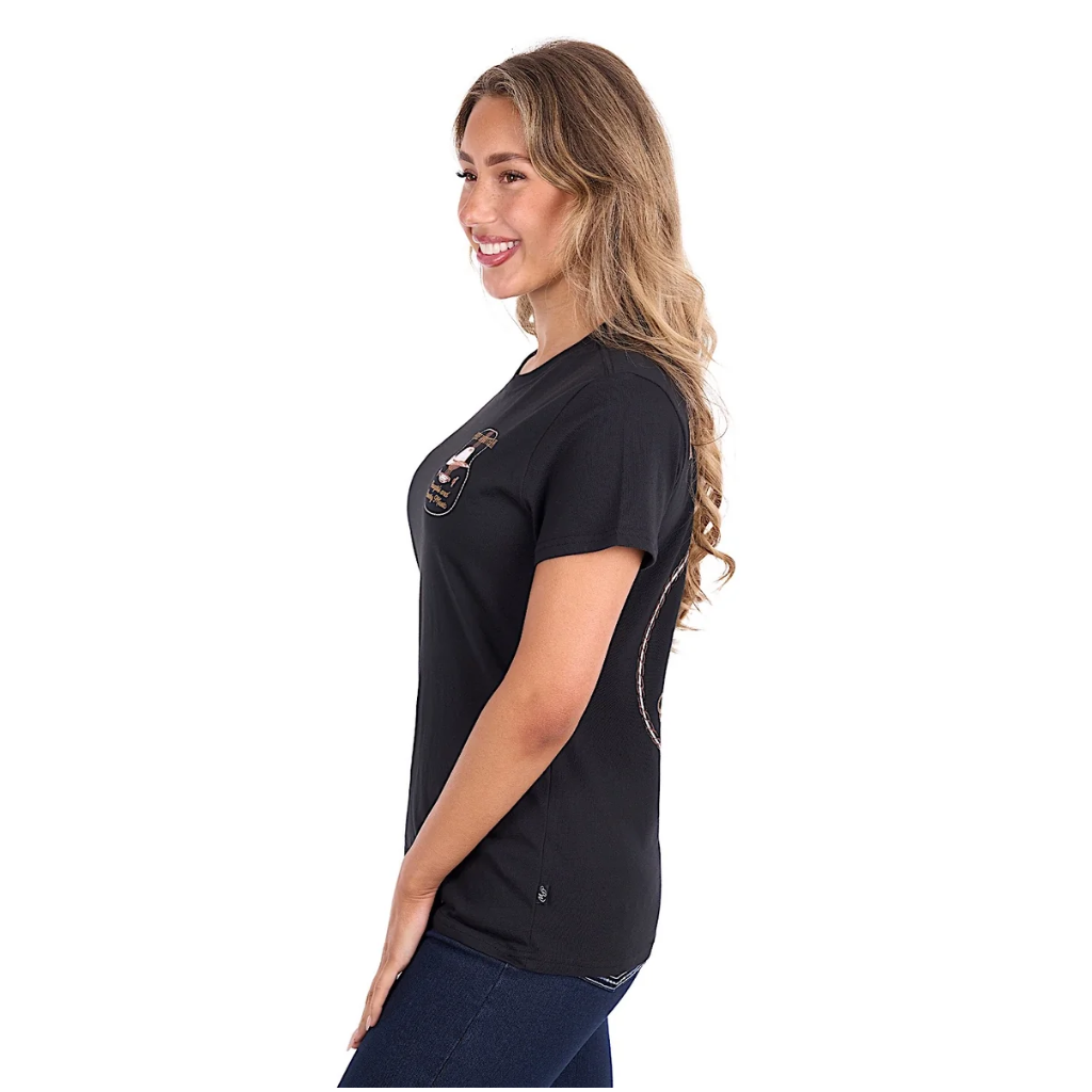 Pure Western Women's Misty Tee - Black