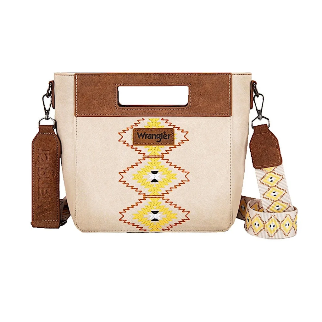 Wrangler Inez Embroidery Bag - Natural