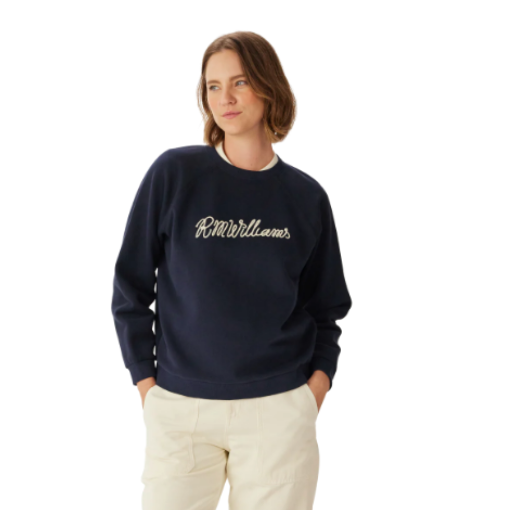 RM ladies Sweat Shirt Navy Lasso