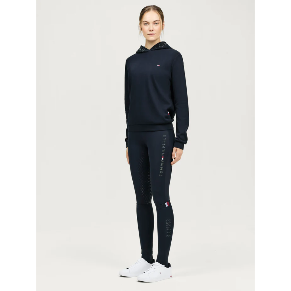 Tommy Hilfiger Lauren Rhinestone Hoodie Desert Sky