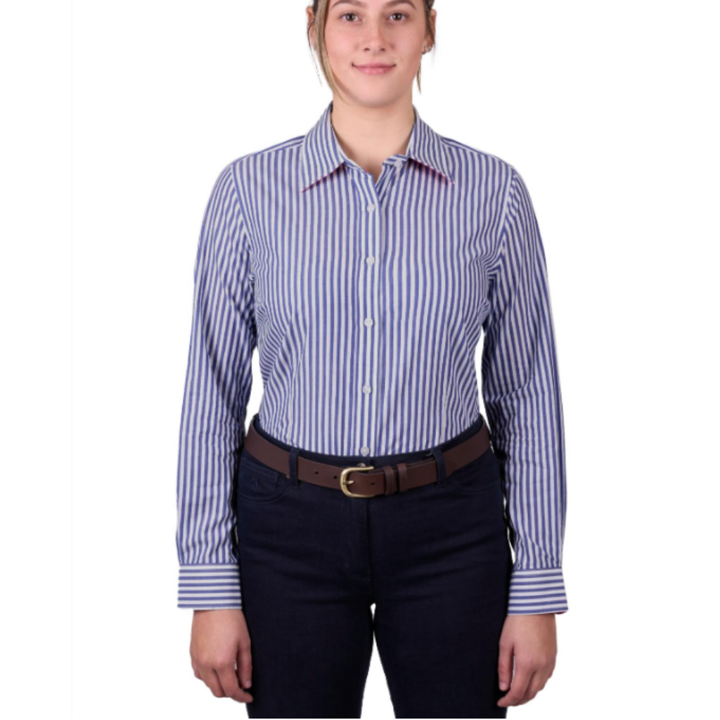 Women's Thomas Cook Lawson Long Sleeve Shirt Blue/White