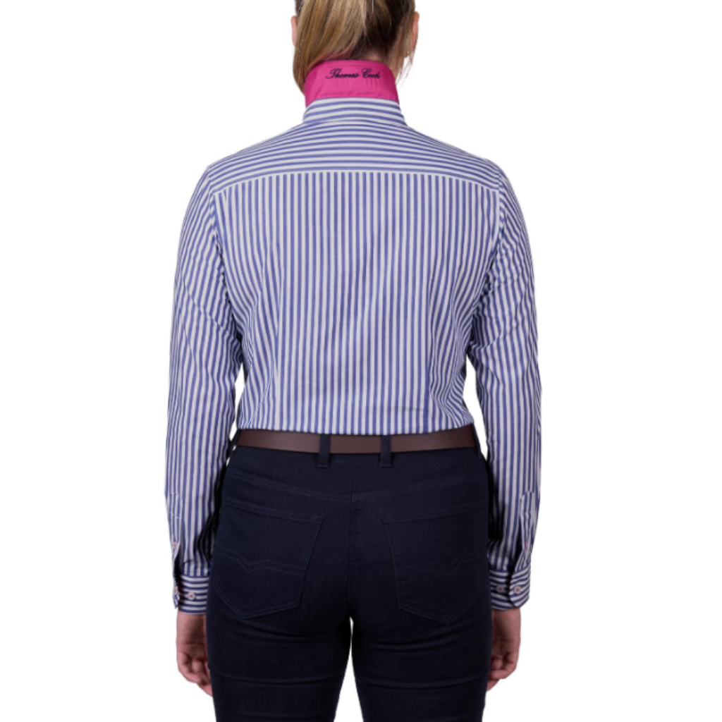 Women's Thomas Cook Lawson Long Sleeve Shirt Blue/White