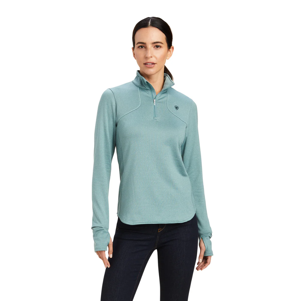 Ariat Women's Gridwork 1/4 Zip Baselayer