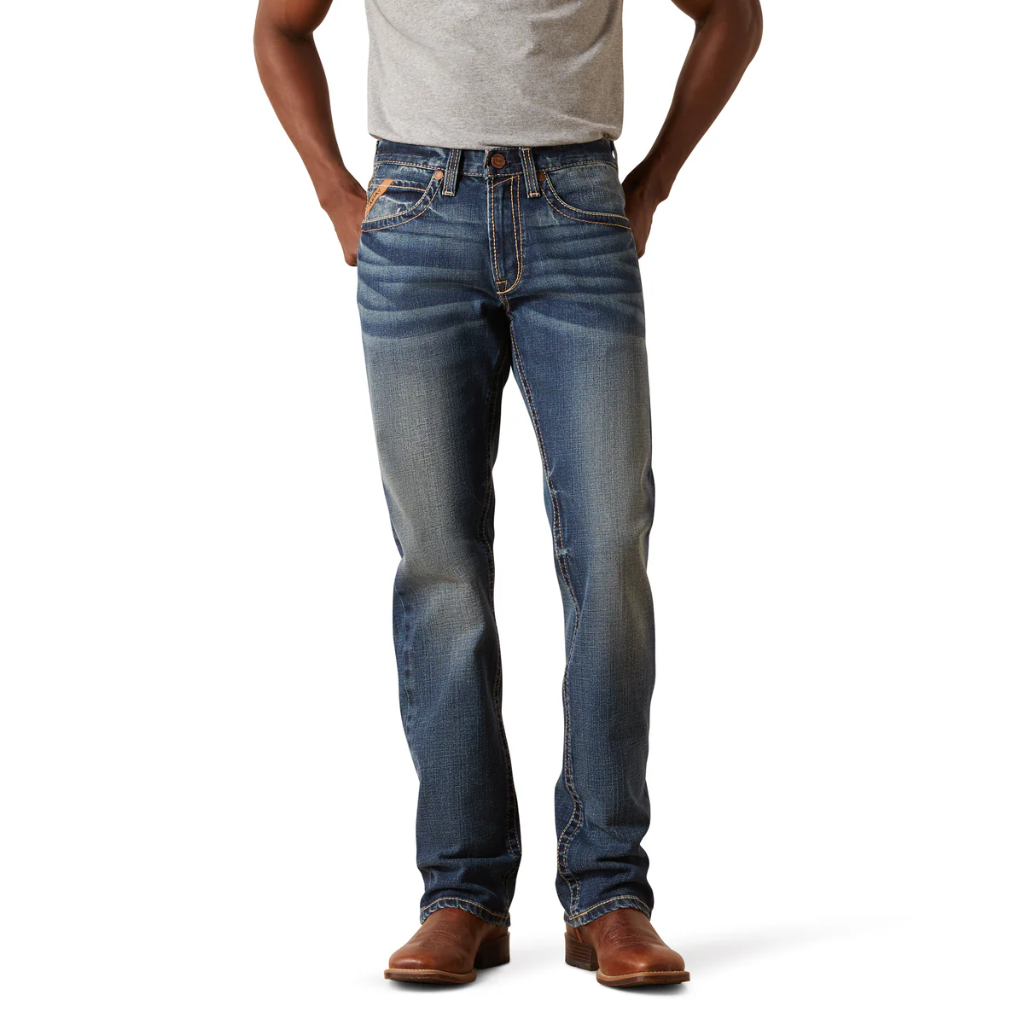 Ariat Men's M2 Traditional Relaxed Ryder Boot Cut Jeans 34 leg