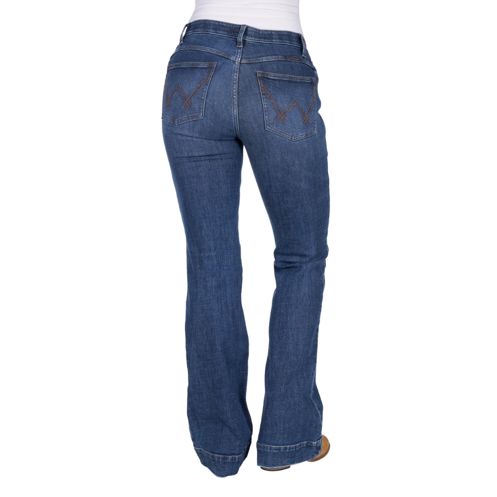 Women's Wrangler Luna Trouser Jean - Willow - 34” LEG
