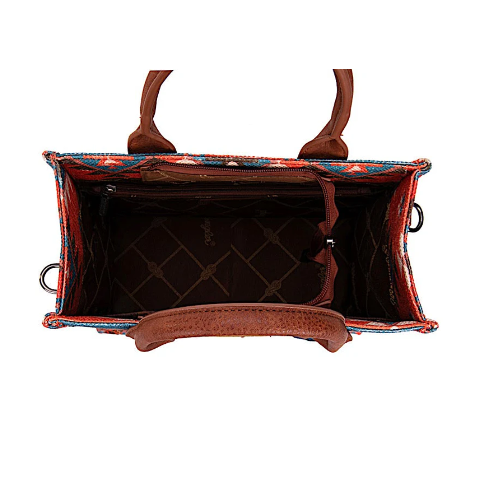 Wrangler Macy Aztec Crossbody Bag - Coral